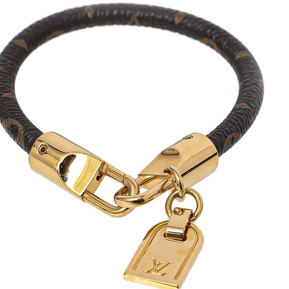 Authentic Louis Vuitton Brown Monogram Luck It Bracelet✨ - Picture 4 of 10